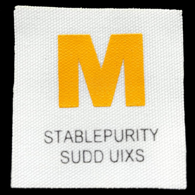 Нашивка M STABLEPURITY SUDD UIXS белый/желтый 4.5*4.5см (0)