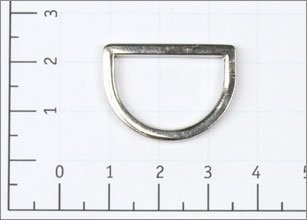 Полукольцо металл 20мм цв никель 7849К0