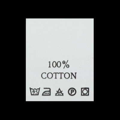 С116ПЧ 100%Cotton - составник - черный 60С (уп 200 шт.) (0)