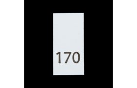 р170пб 170 - размерник - белый (уп.200 шт) купить по цене 85 руб - в интернет-магазине Веллтекс | Ростов-на-Дону
