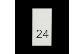 р024пб 24 - размерник - белый (уп.200 шт) купить по цене 76.01 руб - в интернет-магазине Веллтекс | Ростов-на-Дону
