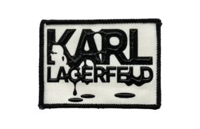 нашивка karl lagerfeld белый/черный 4.5*6.0см | Распродажа! Успей купить!