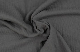 ткань муслин 125гр/м2, 100хб, 135см, серый темный, #68 tog05 купить по цене 300 руб в розницу от 1 метра - в интернет-магазине Веллтекс